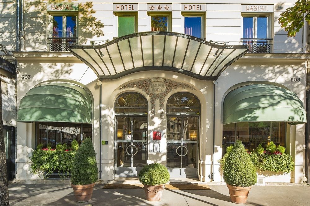 Hotel Raspail Montparnasse Paris Exterior foto